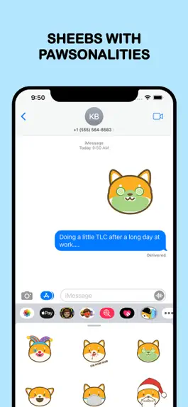 Game screenshot Shibamoji Shiba Sticker Add-On hack