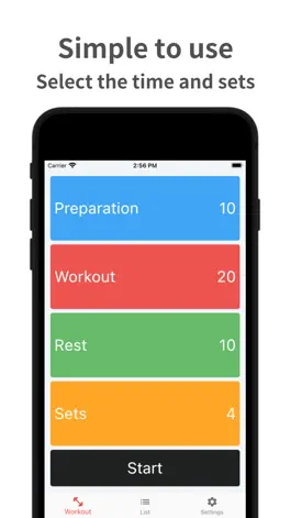 Game screenshot Fitness Timer | Tabata Workout apk