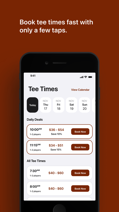 Silverbell Golf Tee Times Screenshot