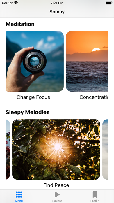 Somny - Sleep and Meditation Screenshot