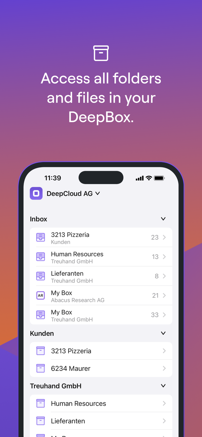 DeepBox app