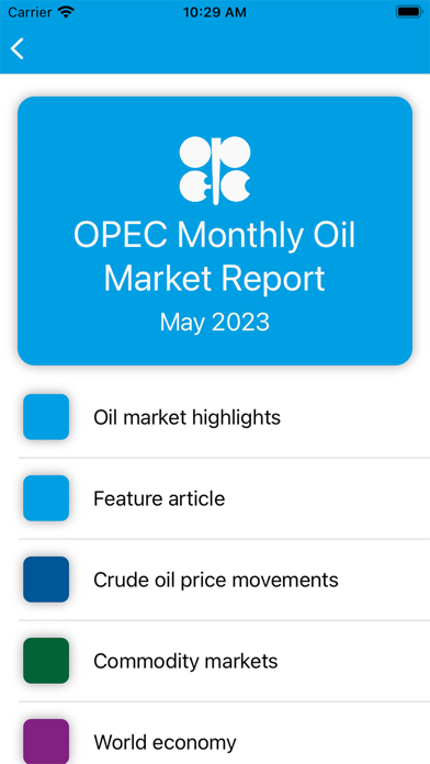 OPEC MOMR Screenshot