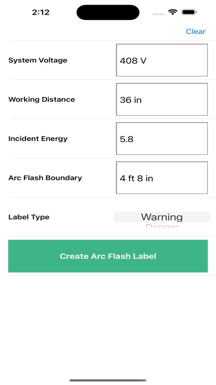 Arc Flash Label Maker