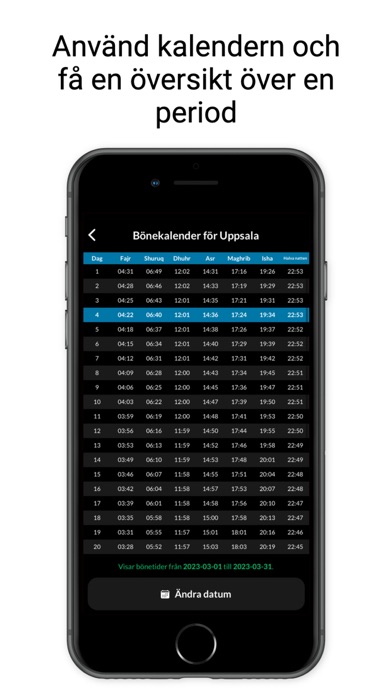Muslimappen - Bönetider, Qibla Screenshot