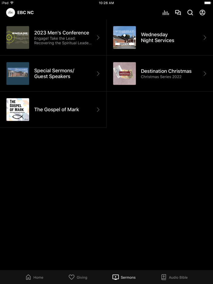 Ebenezer Baptist Church NC