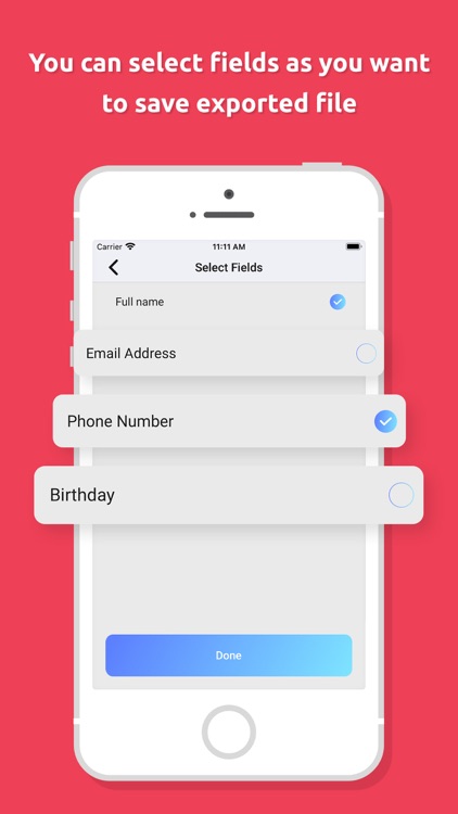Contact to Excel, Vcf, Pdf