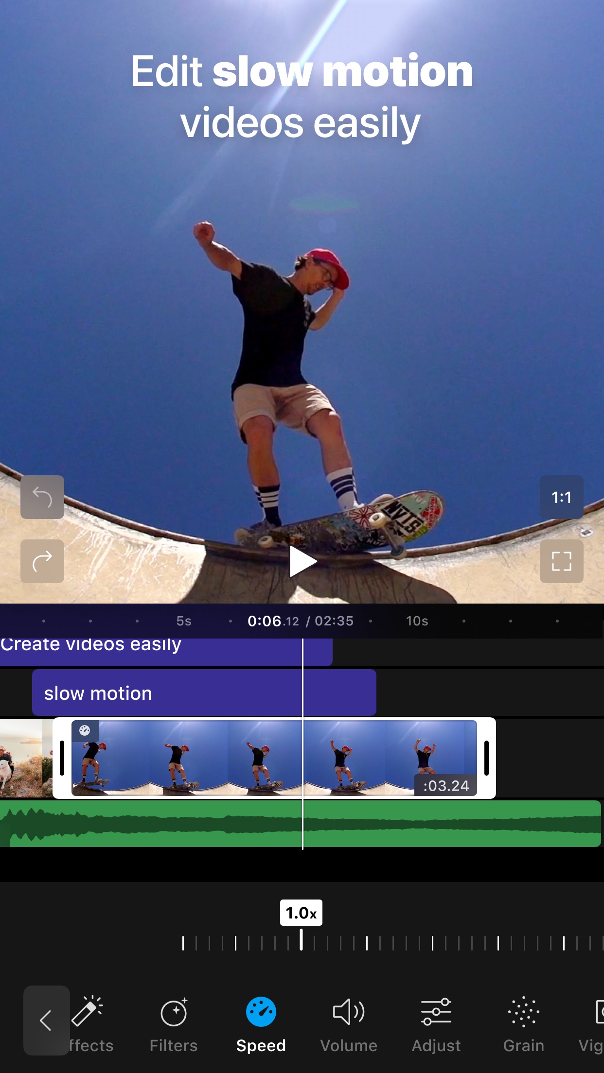 Screenshot do app Filmr - Pro Video Editor