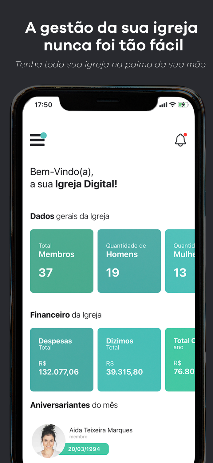 Congrega - Gestão para Igrejas