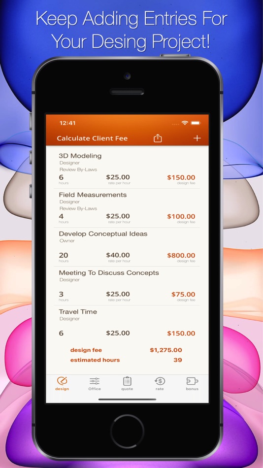 #10. Design Fee (iOS) 由: John Lein