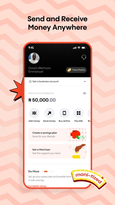 Moni: Savings & Loans Screenshot