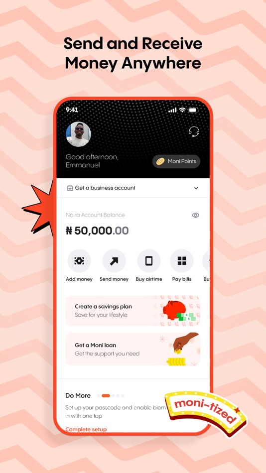 #2. Moni by Rank: Save.Spend.Send (iOS) Podle: Rank Capital Inc.