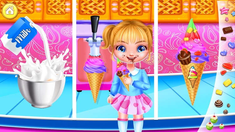 School Kids Breakfast Cooking screenshot-3