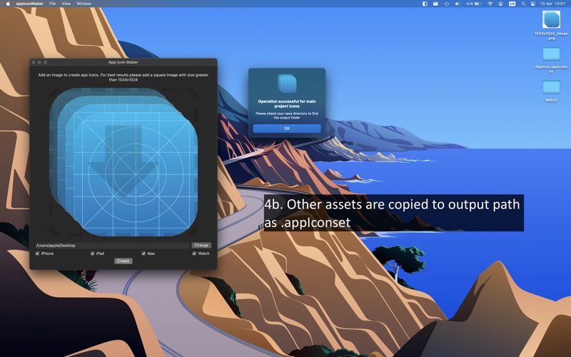 Screenshot #3 pour AppIcon Maker(xcAsset Creator)