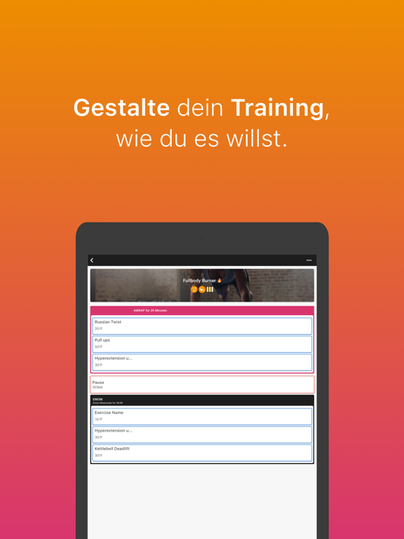 Screenshot #4 pour MYGYM Training AT