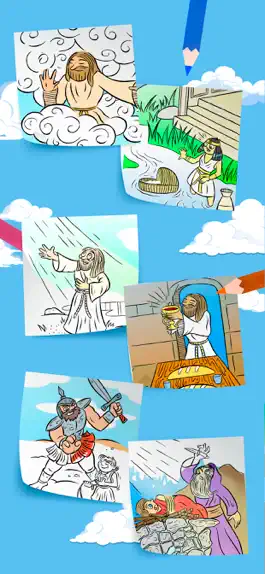 Game screenshot Библейские раскраски игры apk