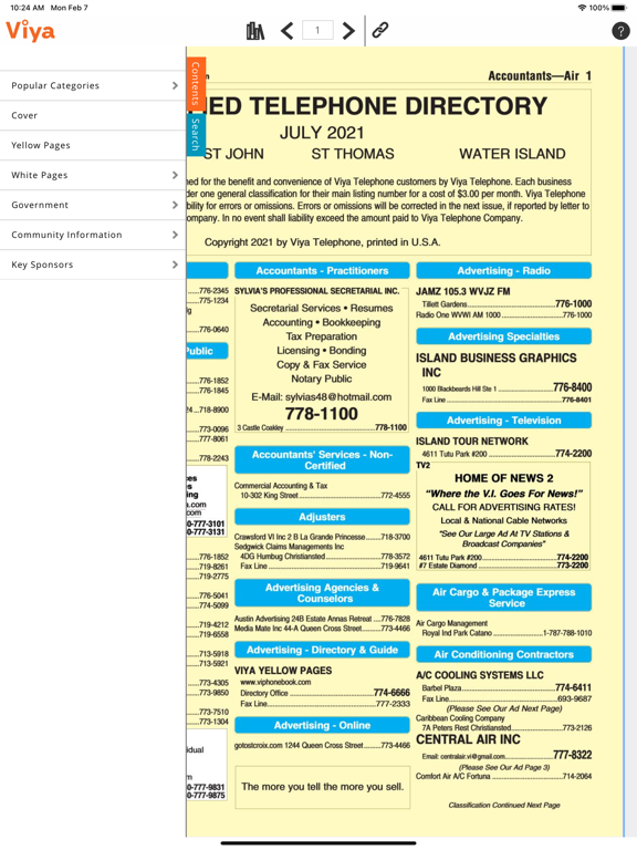 Screenshot #5 pour USVI Directory