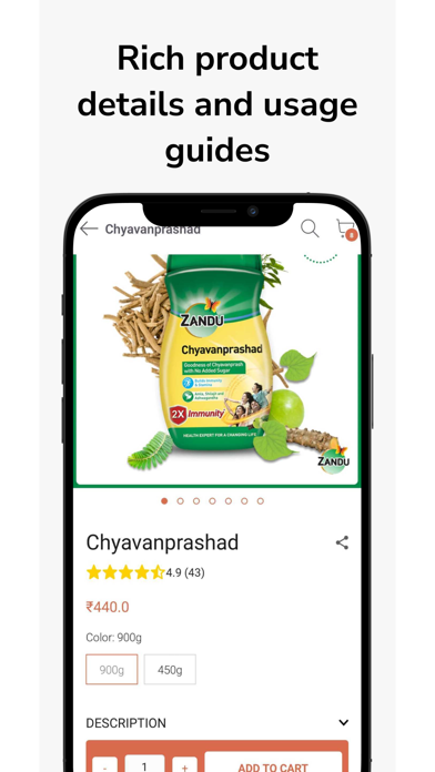 Zanducare - Ayurvedic products Screenshot