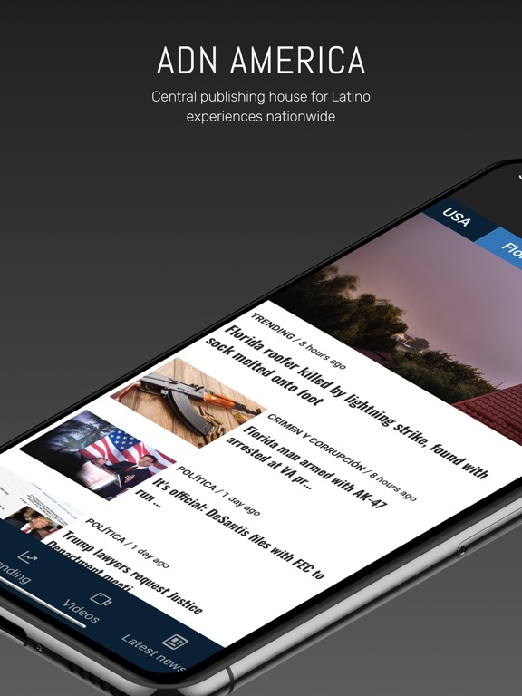 ADN America iPad screenshot 1 - News app