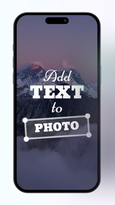 Text on Photos. Poster Maker Screenshot
