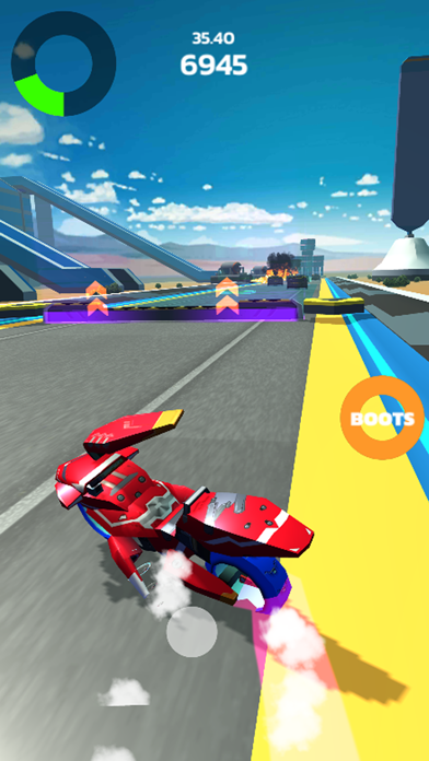 Cyber Bike Race Screenshot