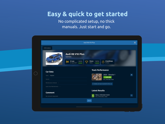 SmartRace GO Plus iPad screenshot 4 - Entertainment app