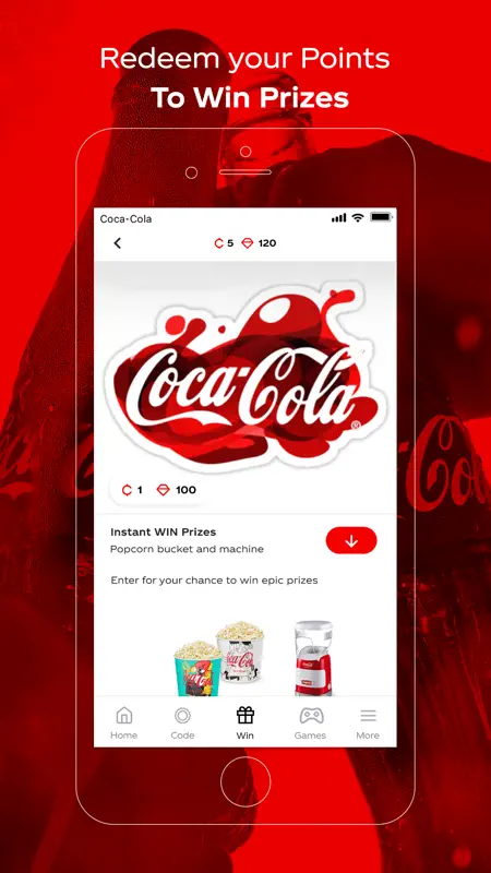 Coca-Cola: Play & Win Prizes screenshot 3 of 7