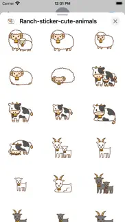 How to cancel & delete ranch sticker cute animals 1
