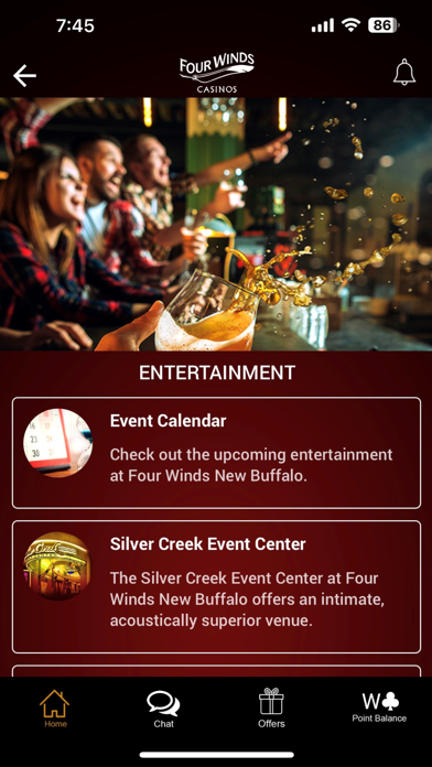 Four Winds Casino Screenshot