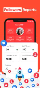 Followers Tracker - Analyzer screenshot #1 for iPhone