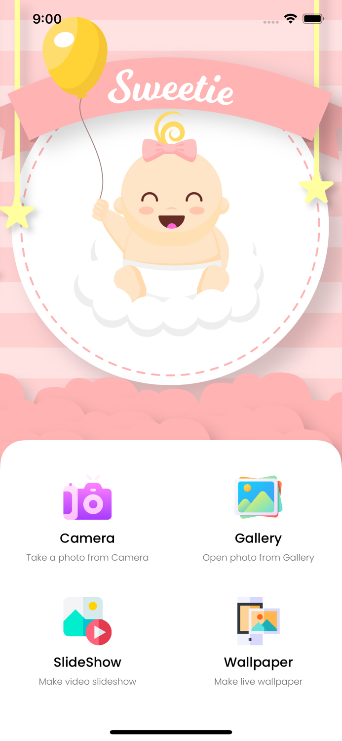 Sweetie - 婴儿照片编辑器