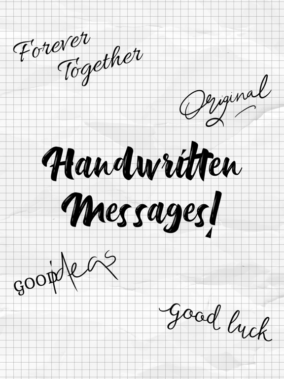 Screenshot #4 pour Handwritten Messages!