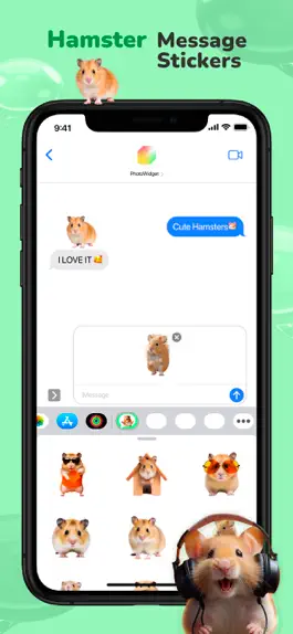 Game screenshot Message Stickers : Hamster hack