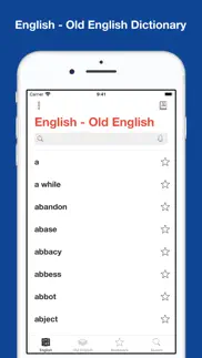 english-old english dictionary iphone screenshot 1
