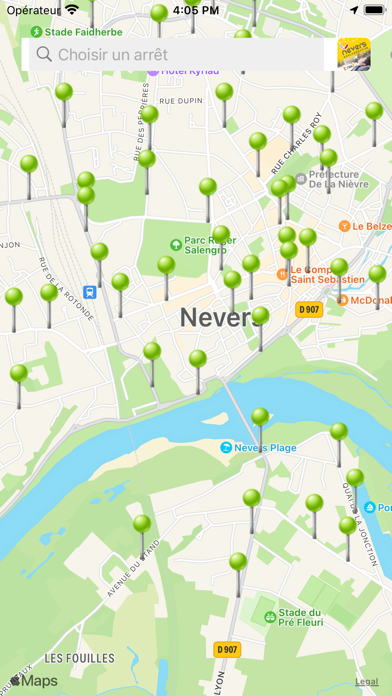 Screenshot #2 pour BusInfo Mobile Nevers