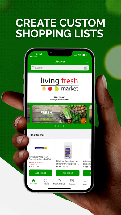 Living Fresh Market Screenshot