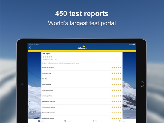 Skiresort.info: ski & weather iPad screenshot 7 - Weather app