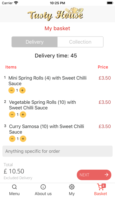 Tasty House Pontefract Screenshot