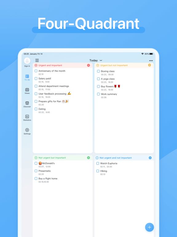 LightTime: To Do List and GTD iPad screenshot 6 - Productivity app
