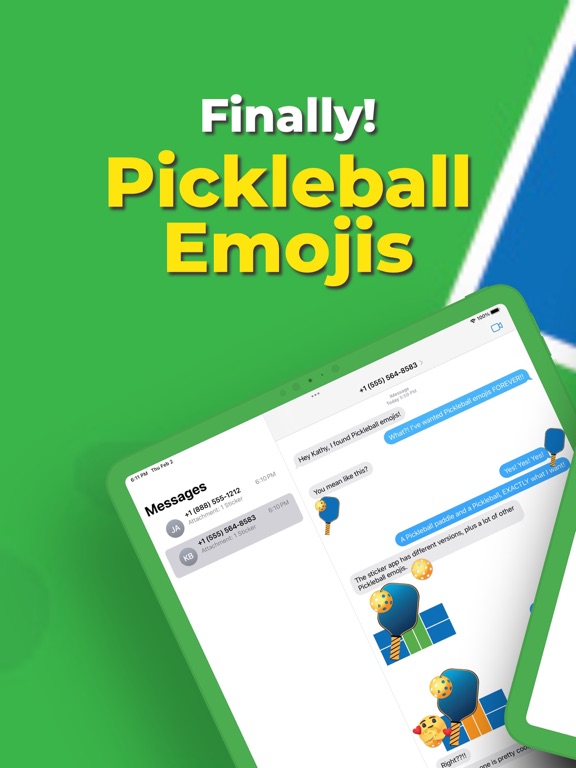 Télécharger Pickleball Emojis pour iPhone / iPad sur l'App Store