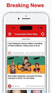 conservative news daily iphone screenshot 3