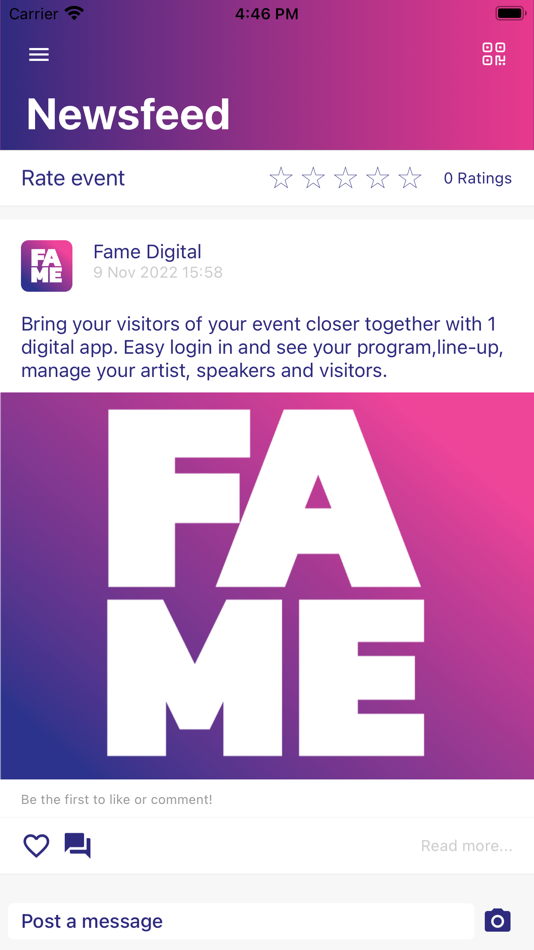 #3. Fame Digital App (iOS) Podle: Fame Digital App