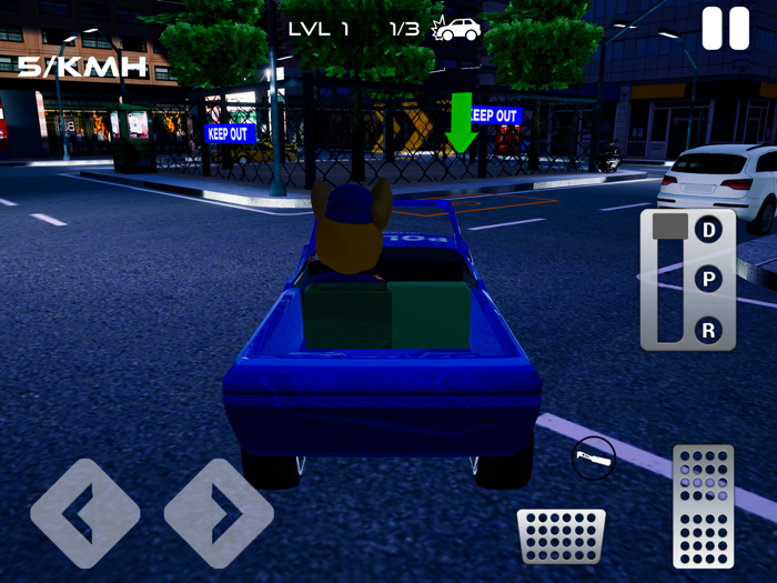 Paw Puppy Car Parking city