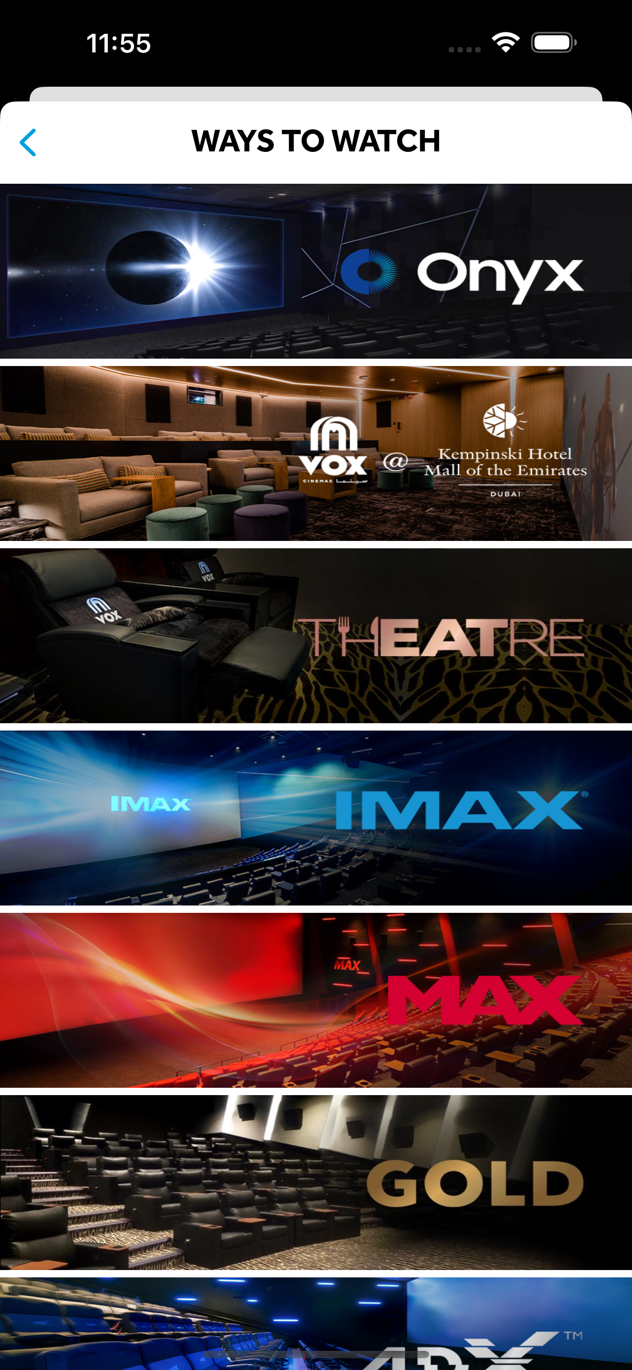 VOX Cinemas App