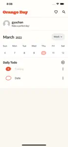 OrangeDay screenshot #1 for iPhone