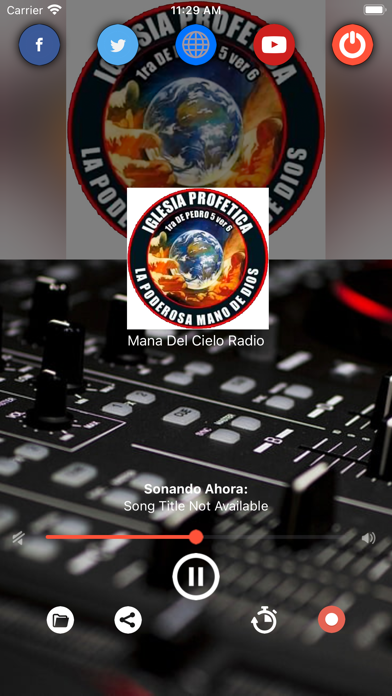 Mana Del Cielo Radio Screenshot