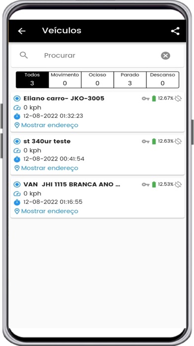 Treksat Rastreamento Pro Screenshot