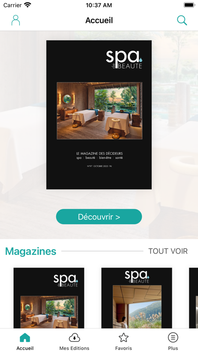 Magazine Spa de Beauté Screenshot