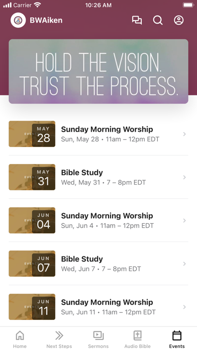 Bible Way Church of Aiken Screenshot