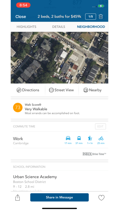 Amaral Advantage Home Search Screenshot