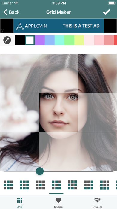 Screenshot #1 pour Grid Editor Pro for instagram